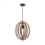 Paco home - suspension dco salon luminaire salle  manger lampe chambre bois e27 bois, lampe  suspension ...