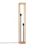 Paco home - suspension d�co salon luminaire salle � manger lampe chambre bois e27 lampadaire, bois