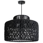 Paco home - suspension led lampe  suspension salon chambre  coucher abat - jour papier e27 lampe  ...