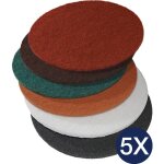 Pad bona superpad - abrasif bois - disque poncage - noir - 23 mm x 407 mm