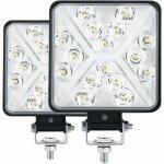 Pair 4  phare de travail led tracteur 300w 12000lm 6000k phare led 4x4 ip67 feux additionnels led moto ...