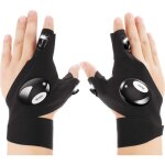 Paire de 2 gants de lampe de poche � led gants de p�che en plein air et tournevis pour r�parer et travailler ...