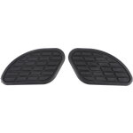 Paire d'autocollants universels pour poign�es de genou vintage pour r�servoir de carburant de moto noir ...