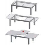 Sans marque - paire de coulisses de table à ouverture synchronisée basic advanced avec frein de blocage ... Sans marque - paire de coulisses de table à ouverture synchronisée basic advanced avec frein de blocage ...