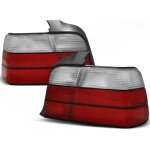 Paire feux arriere bmw serie 3 e36 berline de 1990 a 1999 look m3 rouge blanc - 27335677