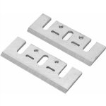 Une paire lame de rechange pour raboteuse lectrique 3 - 1 / 4 inch 82x28x3mm hss lame de rabot pour ...