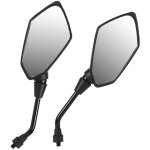 Paire de moto modification universel r�troviseur aile moto accessoire noir10mm