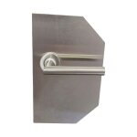 Paire de plaques de propreté rectangles avec poignées à angle vif klose besser inox 304 sans rosaces ... Paire de plaques de propreté rectangles avec poignées à angle vif klose besser inox 304 sans rosaces ...