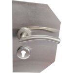 Paire de plaques de propreté rectangles avec poignées vague klose besser sur plaque de propreté inox ... Paire de plaques de propreté rectangles avec poignées vague klose besser sur plaque de propreté inox ...