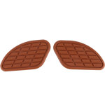 Paire de protections de traction pour r�servoir de carburant de moto, autocollants universels vintage ...