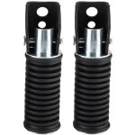 Paire de repose - pieds de passager arri�re de moto, repose - pieds � p�dale pour suzuki gn125 / qj25 ...