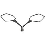 Paire de rétroviseurs pour motos rétroviseur universel pour scooter moto quad atv vélos bicyclette filetage ... Paire de rétroviseurs pour motos rétroviseur universel pour scooter moto quad atv vélos bicyclette filetage ...