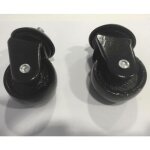 Clas - paire de roues pivotantes 60x30mm pour cric rouleur oh 5303 - sa 5363 equipements
