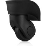 Paire de roulettes de valise de rechange durables en caoutchouc silencieux multidirectionnelles pour ...