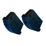 Paire de sabot patin d'escabeau ou marchepied avec montant de 66mm - tubesca