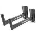 Paire de supports pour enceintes murales vonyx wms02 180. 184
