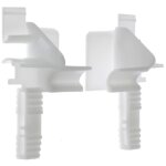 Cyclingcolors ? paire de tulipes pour volet roulant alur�no zf ? pvc blanc ? pour lames de 7 � 9mm ? ...