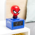 Paladone r�veil num�rique marvel spiderman avec veilleuse et musique, sous licence officielle mcu superh�ros, ...