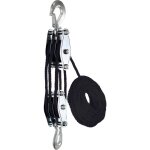 Palan  cble mtallique robuste standard de 2 lb, rsistance  la rupture de 50 pieds, poulie de charge ...