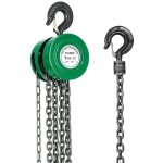 Palan � cha�ne manuel avec crochet robuste stanew, palan 1000 kg, hauteur de levage 3, 0 m, vert, cha�ne ...