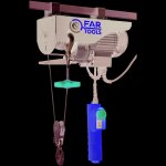 Fartools ? palan �lectrique 500w ? charge max 250kg ? c�ble 12m pour levage en hauteur ? vitesse 8m / ...
