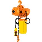 Vevor - palan electrique a chaine, capacite de charge 1 t, hauteur de levage max. 4 m, 1, 1 kw, grue ...