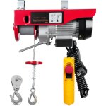 Palan lectrique mophorn capacit de 550 lb 510 w 220 v treuil  fil d'acier tlcommande de 14 pieds ...