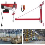 Palan �lectrique treuil �lectrique avec t�l�commande sans fil et support capacit� de levage : 125 kg ...