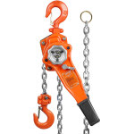 Mophorn - vevor palan a levier manuel 0, 75 t palan a chaine a cliquet manutention levage 1, 4 m acier ...