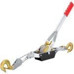 Palan manuel � c�ble - charge max. 2000 kg - 2, 2 m - en acier - avec 2 transmissions et 2 crochets - ...