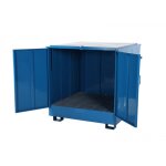 Palette couverte pour 4 f�ts - 380 litres - dimensions : 1290x1380x1350mm - 2311020043