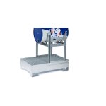 Palette de rtention acier avec support ft - capacit 220 litres - minimct842b - c / s