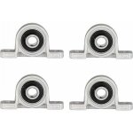 Palier  semelle 4 pices, roulement  billes de 10 mm, palier  semelle, alsage  bride auto - alignant, ...