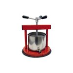 Pressoir en acier  3 leviers pour presser les raisins, les fruits et les jus naturels - litri: 3 litri ...