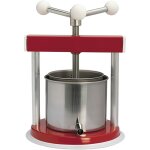 Pressoir en acier  3 leviers pour presser les raisins, les fruits et les jus naturels - litri: 3 litri ...