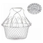 Panier  frire, panier a salade tamis cuisine inoxydable fry extensible chef panier cuisine