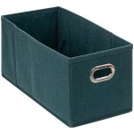 5five simply smart - coffre de rangement en tissu mlang n modul 15x31cm, couleur bleu ptrole - 5five ...