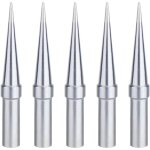 Panne  souder, 5 pices pointe de fer  souder conico 0, 4 mm de remplacement, pointes de soudure cuivre ...