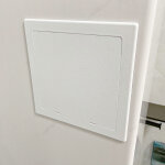 Panneau d'acc�s en plastique pour porte de 150 mm x 230 mm ? blanc, plaque de recouvrement � charni�re ...
