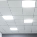 Panneau encastrable led panneau de plafond carr lampe  encastrer luminaire encastrable aluminium blanc, ...