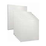 Panneau led 60x60 36w 120lm / w blanc (pack de 8) garantie 5 ans - no flicker - blanc froid silumen