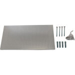 Panneau mural perfor� porte outils, jeu de 8 crochets, 400x900x35 mm, gris - simonwork - simonrack