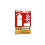Panneau signal�tique extincteur abc