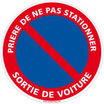Panneau de signalisation autocollant. panneau interdiction. panneau parking, panneau d'information adhsif ...