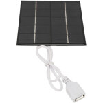 Panneau solaire portable 5v 1. 2w mini usb en silicium polycristallin pour charge t�l�phone l�ger