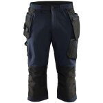 Pantacourt de travail artisan stretch 4d 1521 - marine / noir 3xl - fr(56) - se(c62) - standards