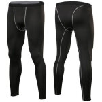 Pantalon de compression homme �lastique pour running et fitness, legging sport respirant s�chage rapide, ...
