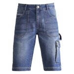 Pantalons courts de travail kapriol denim shorts - m