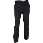 Pantalon de cuisine ceinture �lastiqu�e robur timeo noir ray� 36