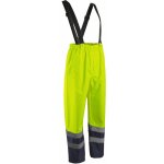 Pantalon de pluie � bretelle haute visibilit� hydra - jaune hv / marine l - fr (46 / 48)